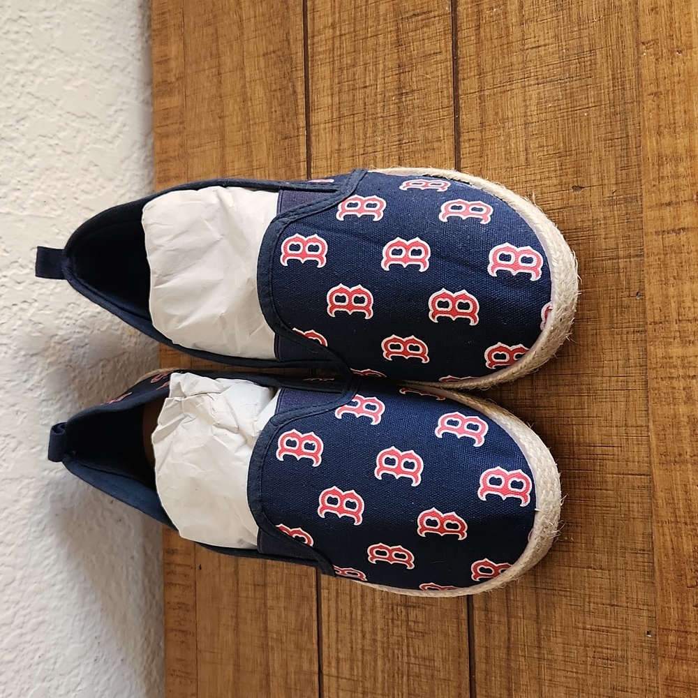 Boston Red Sox MLB Women's Canvas Espadrilles Size Small (5-6)